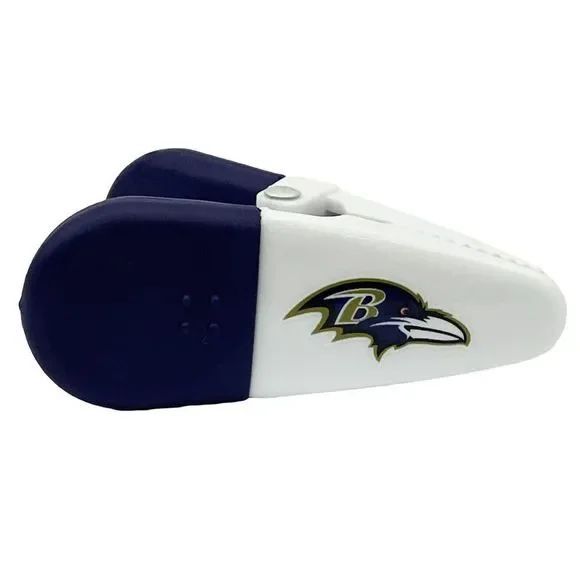 NFL Baltimore Ravens Magnetic Clip, 6 Pack - Picture 5 of 8